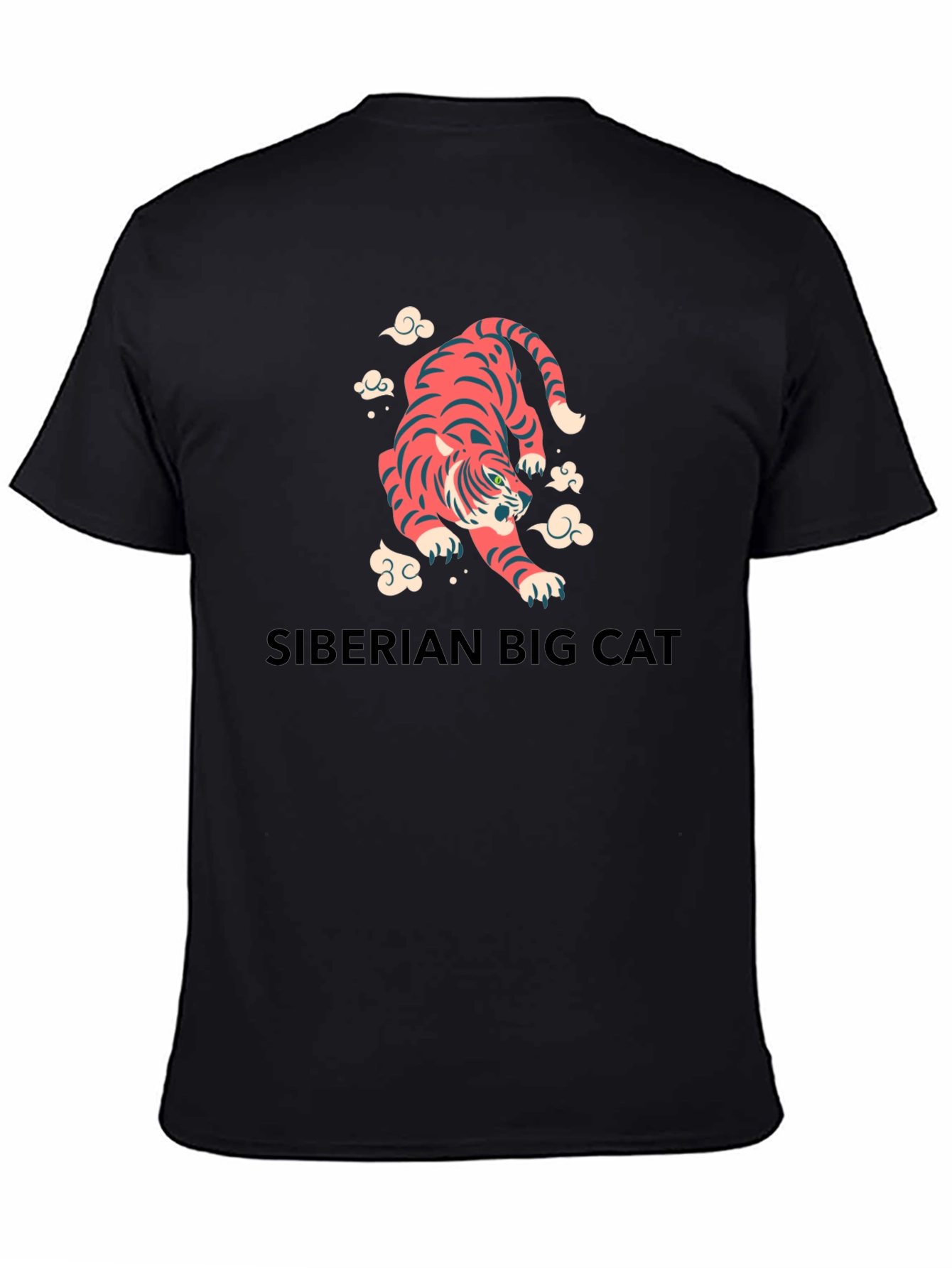 Tiger Graphic Tee - Siberian Big Cat Shirt