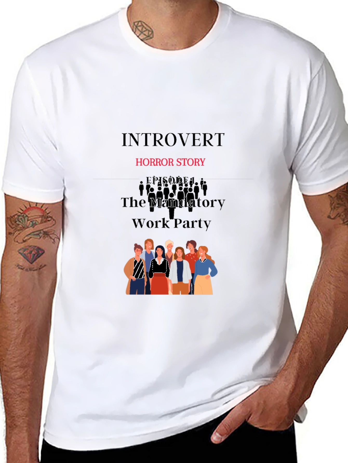 Introvert Horror Story Graphic Tee
