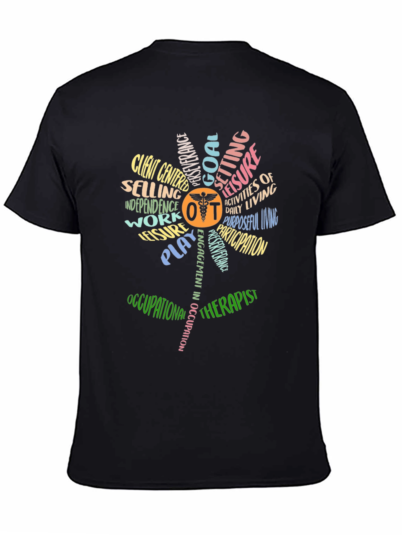 Occupational Therapist Word Art T-Shirt