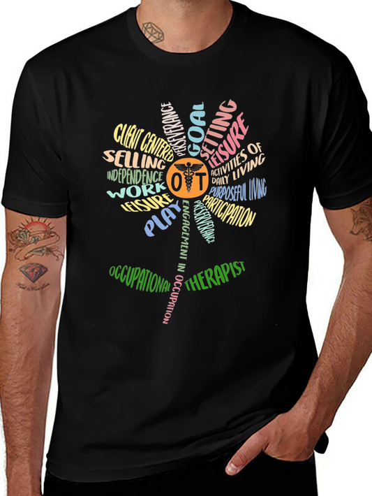 Occupational Therapist Word Art T-Shirt