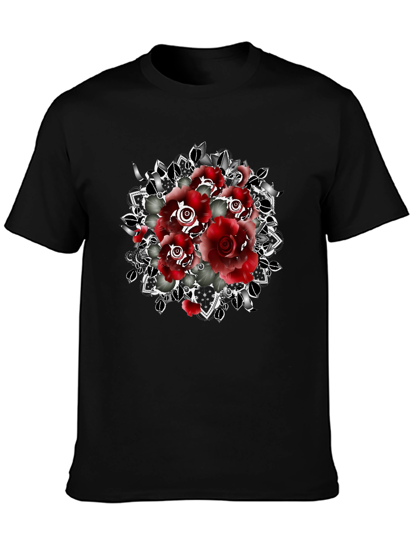 Red Roses Graphic T-Shirt