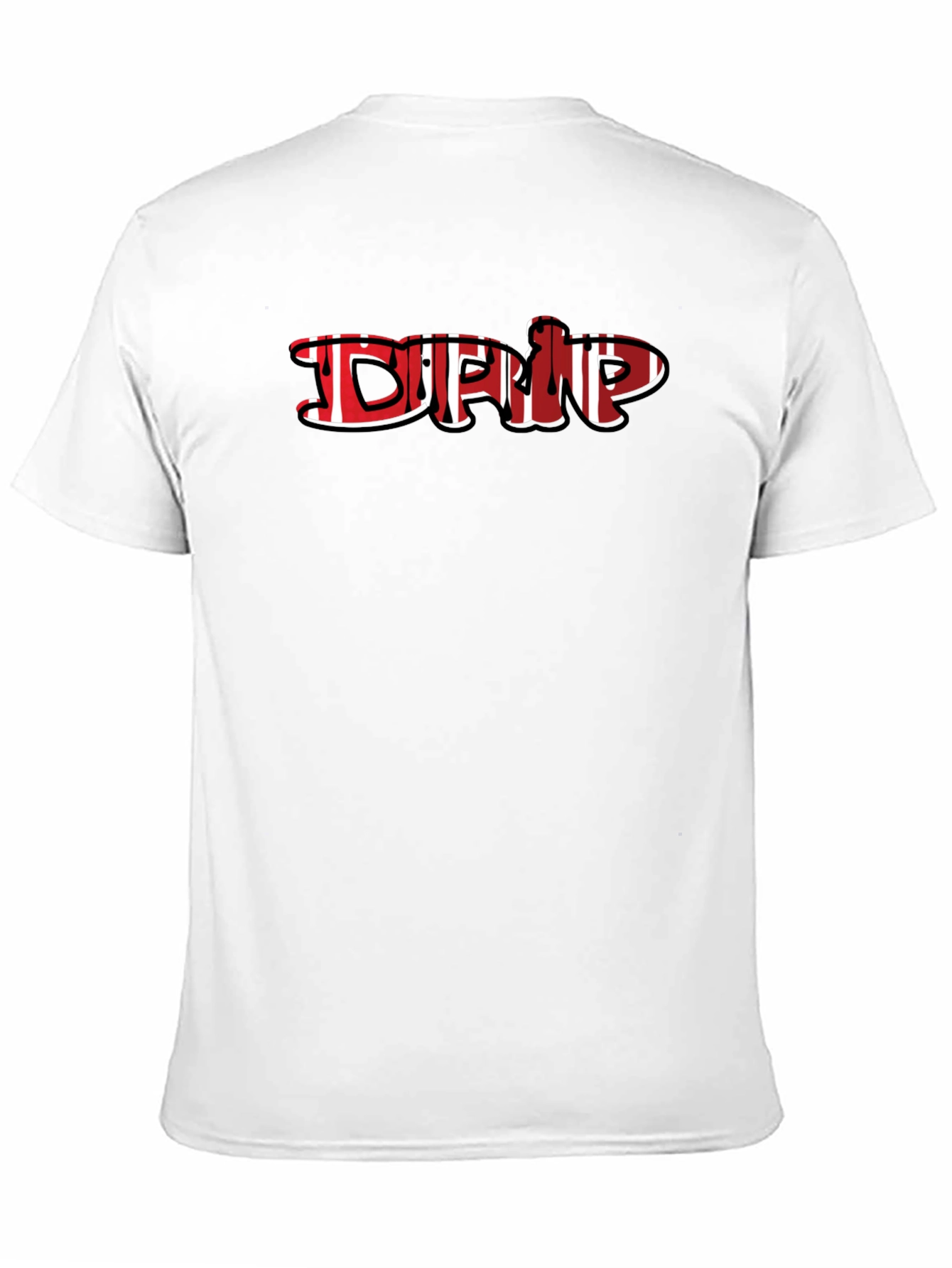 Drip Graphic Black T-Shirt