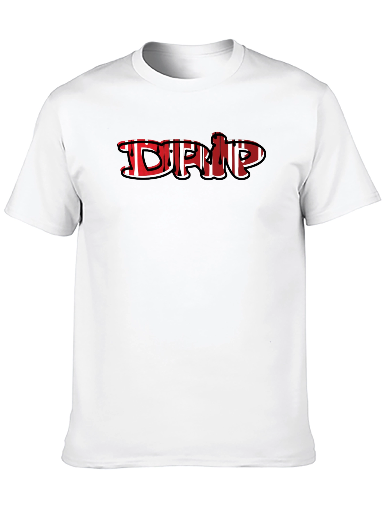 Drip Graphic Black T-Shirt