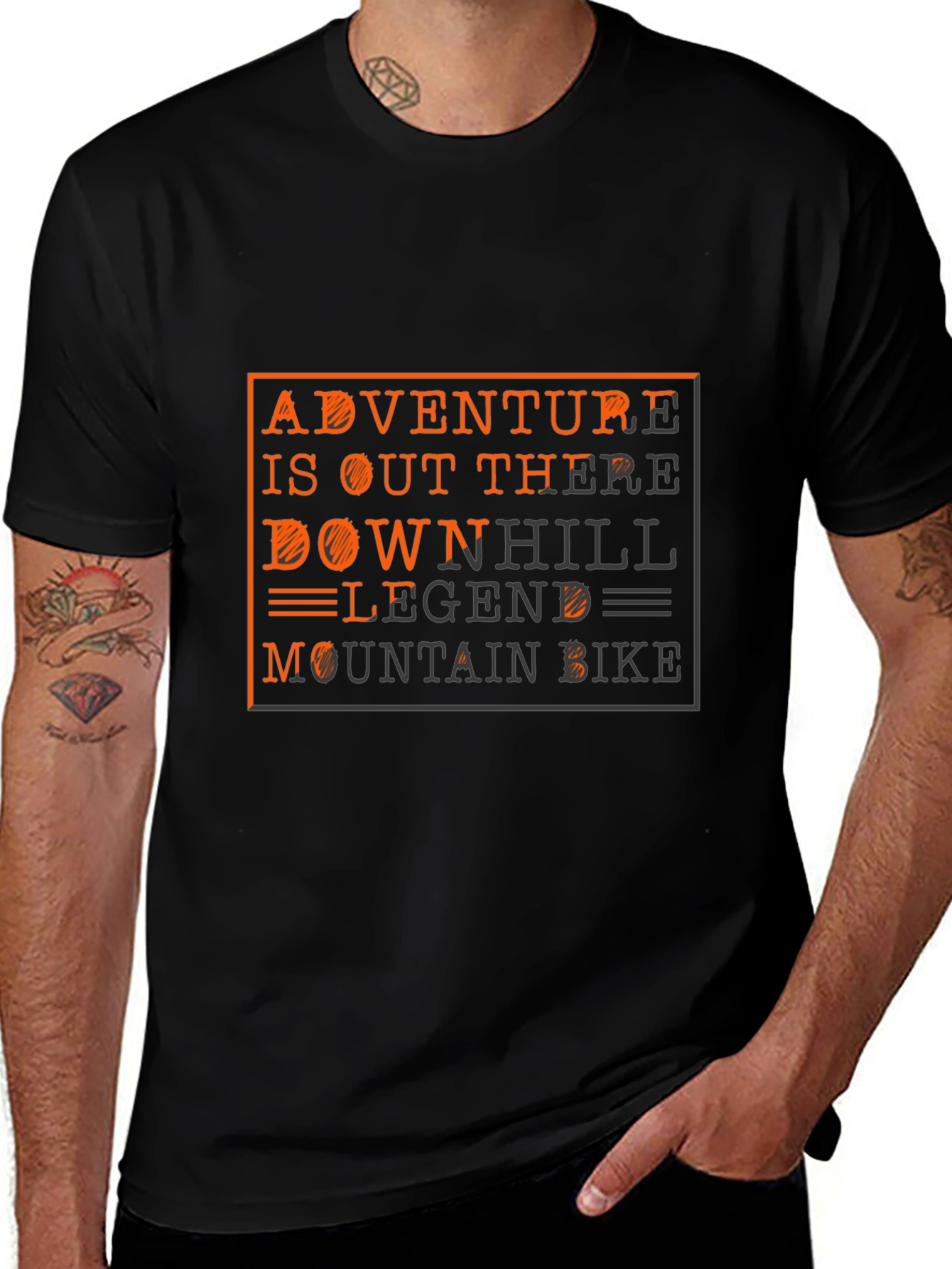 Adventure Mountain Bike Graphic Tee