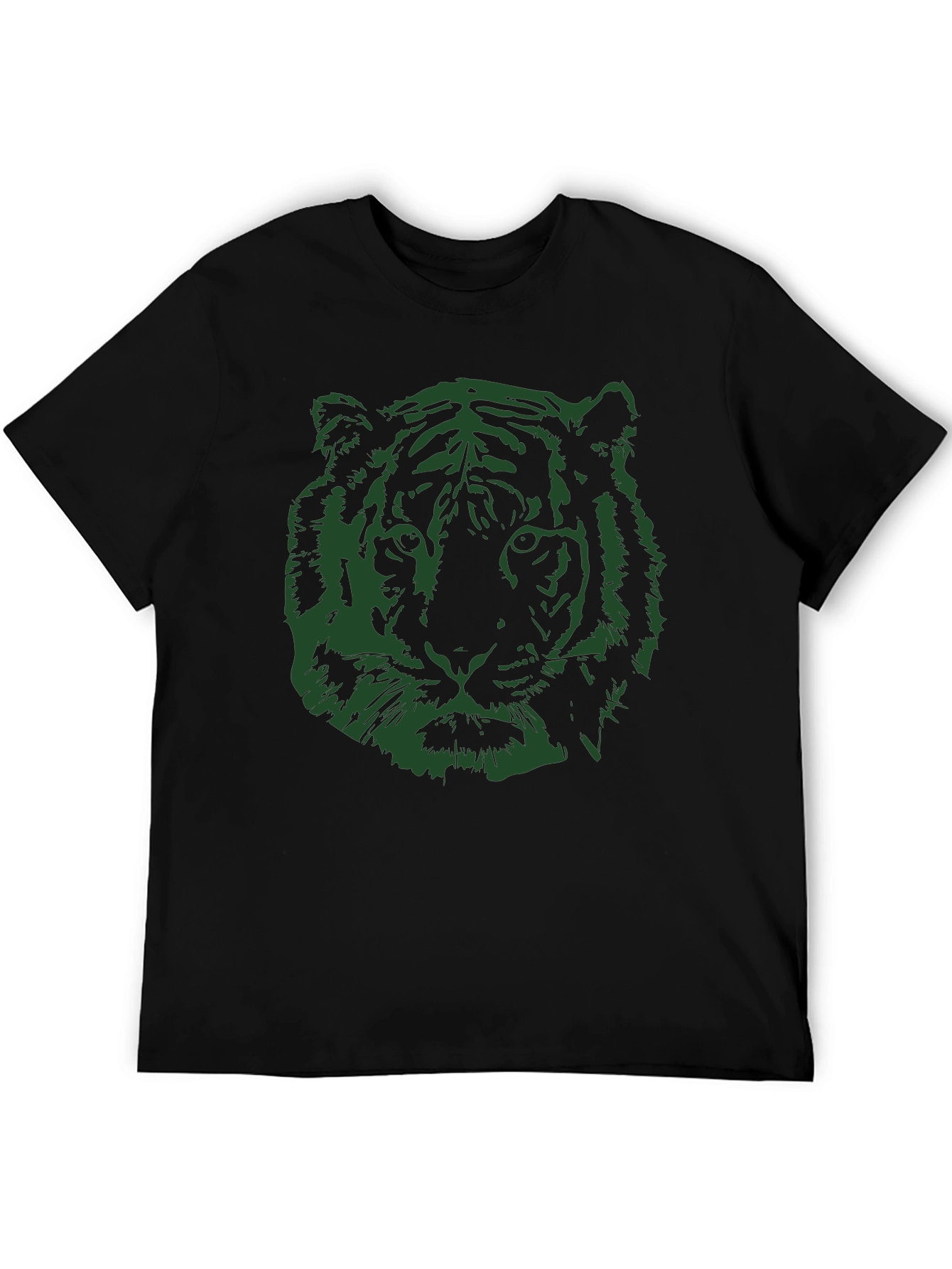 Tiger Graphic Tee - Mens Black T-Shirt