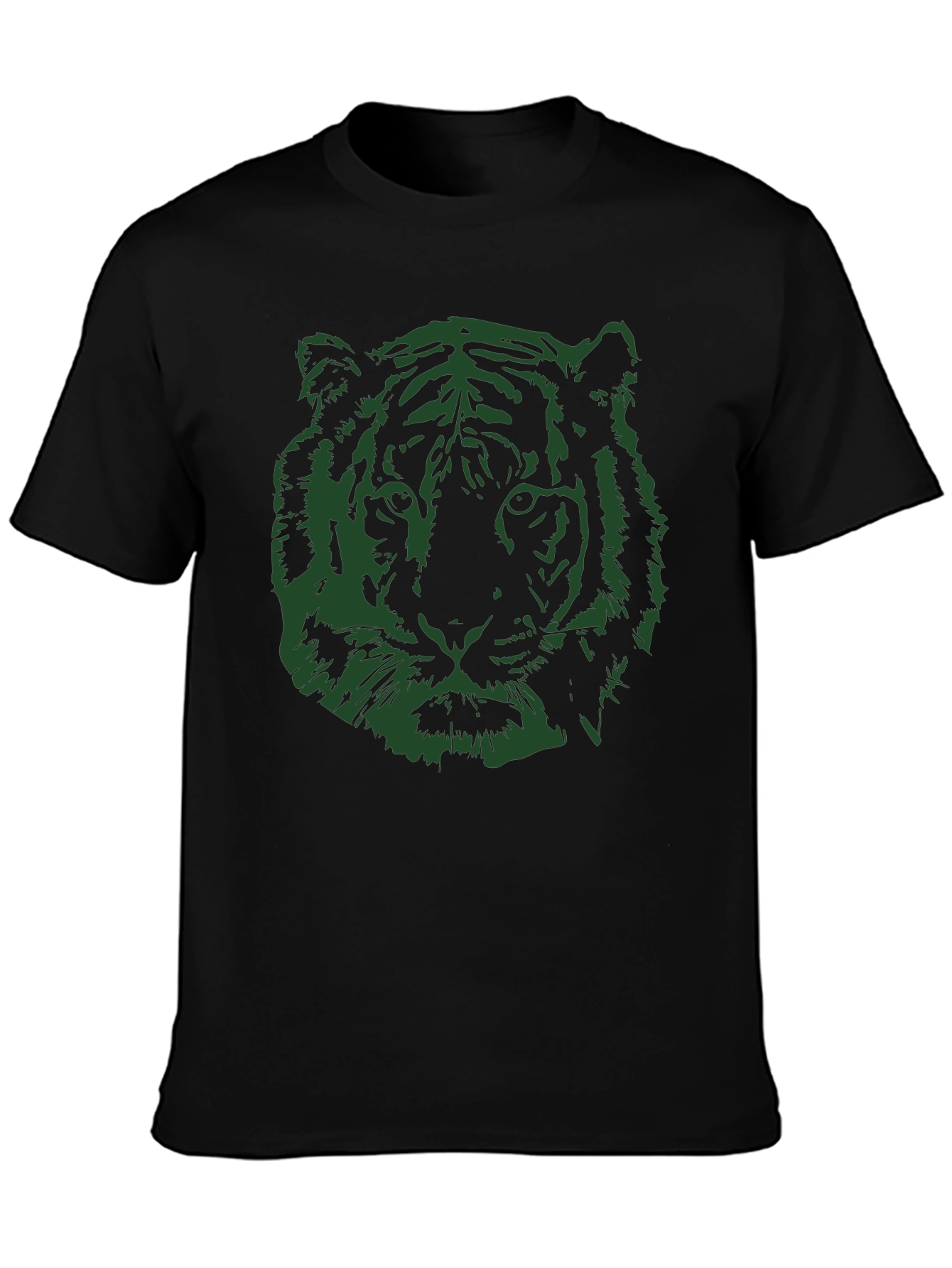 Tiger Graphic Tee - Mens Black T-Shirt