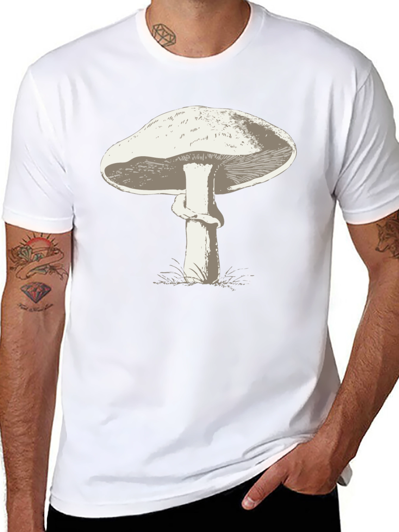 Mushroom Graphic Tee - Fungi T-Shirt