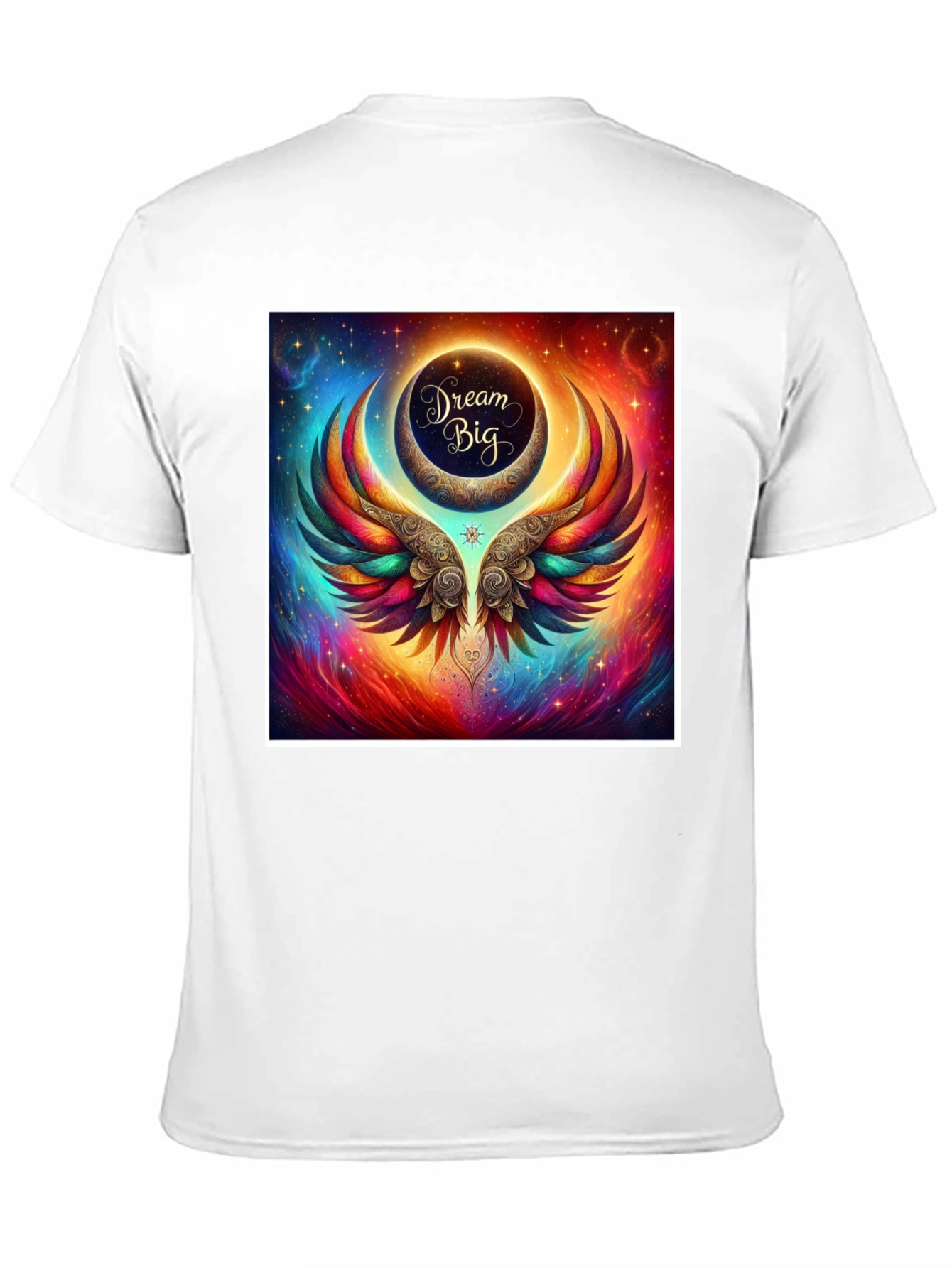Dream Big Graphic Tee - Celestial Wings