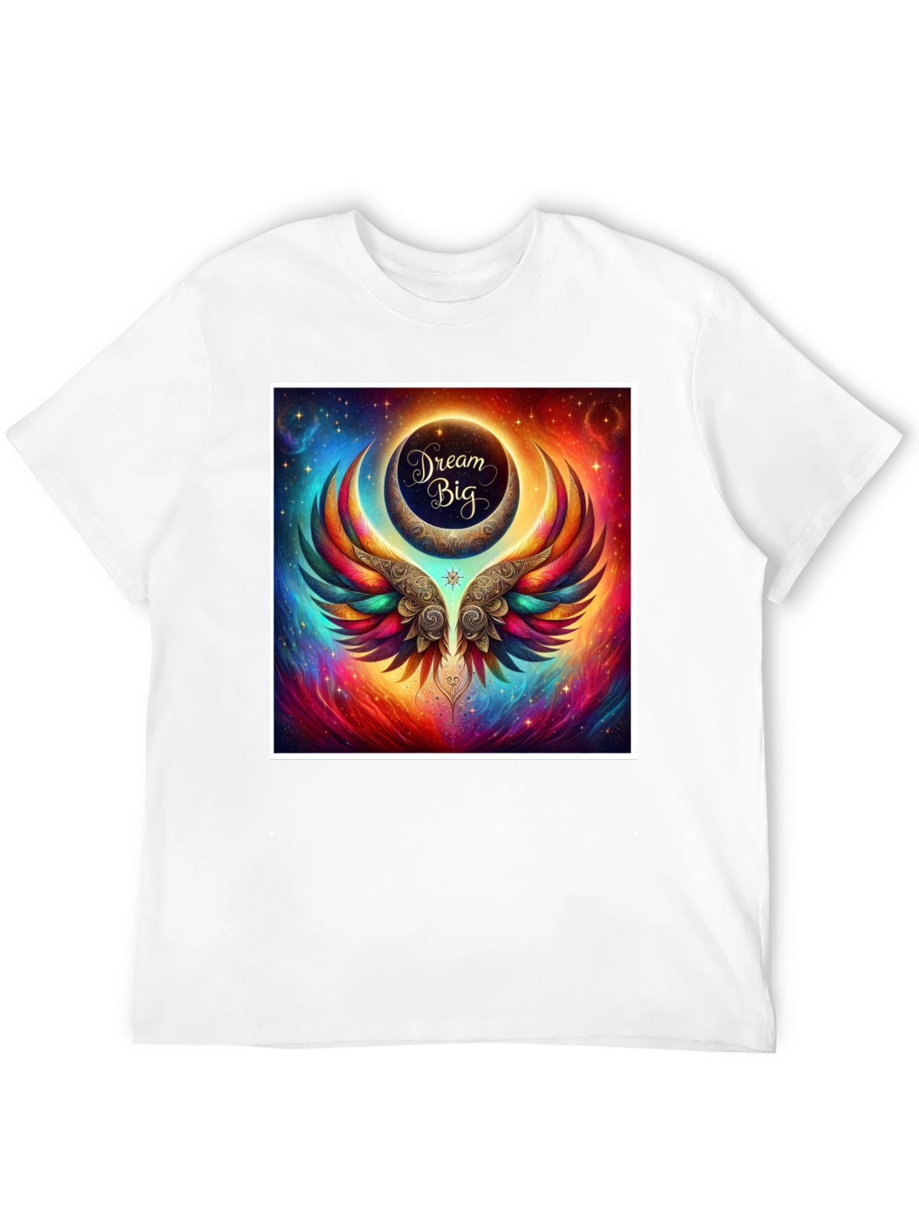 Dream Big Graphic Tee - Celestial Wings