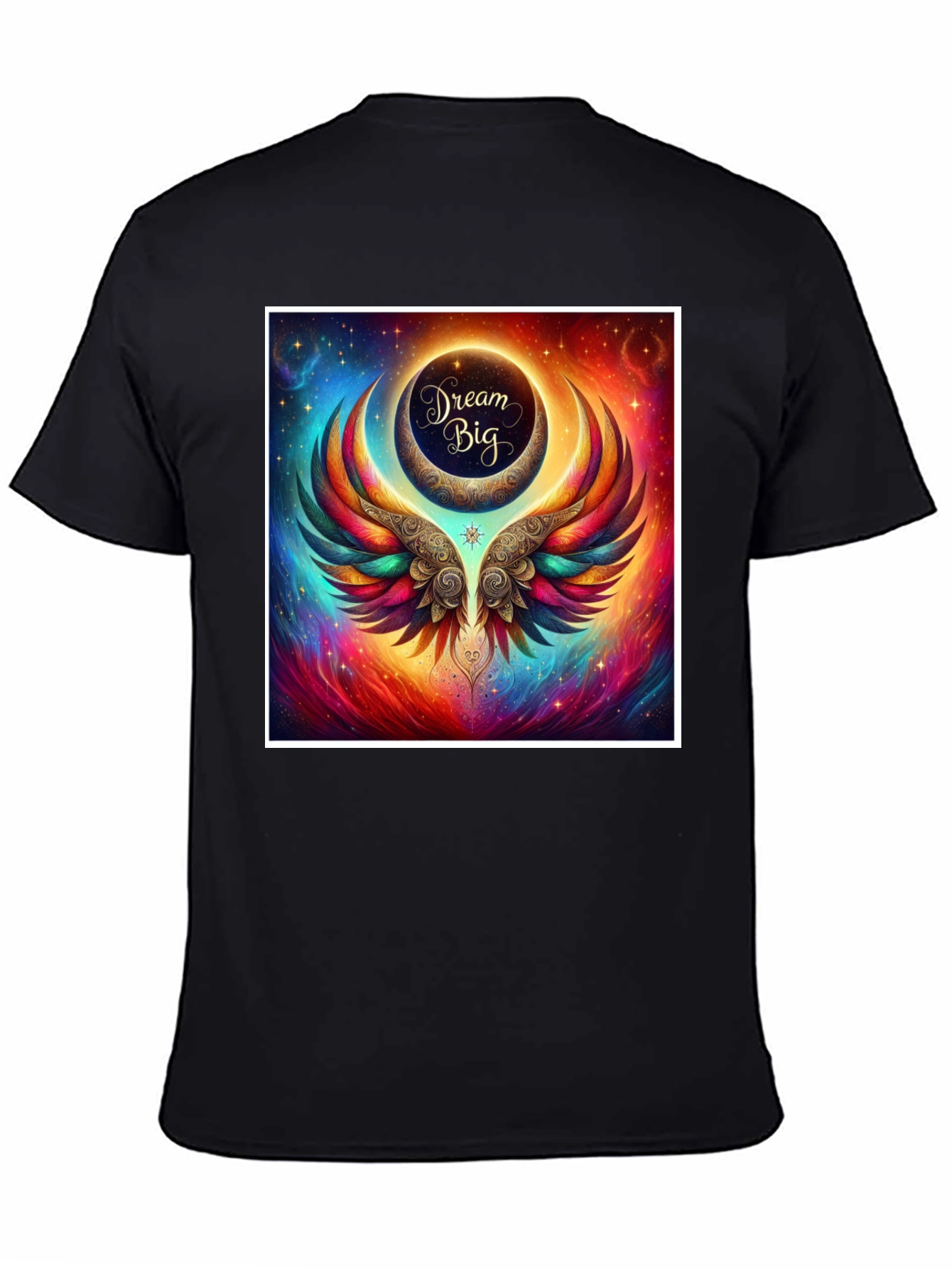 Dream Big Graphic Tee - Celestial Wings