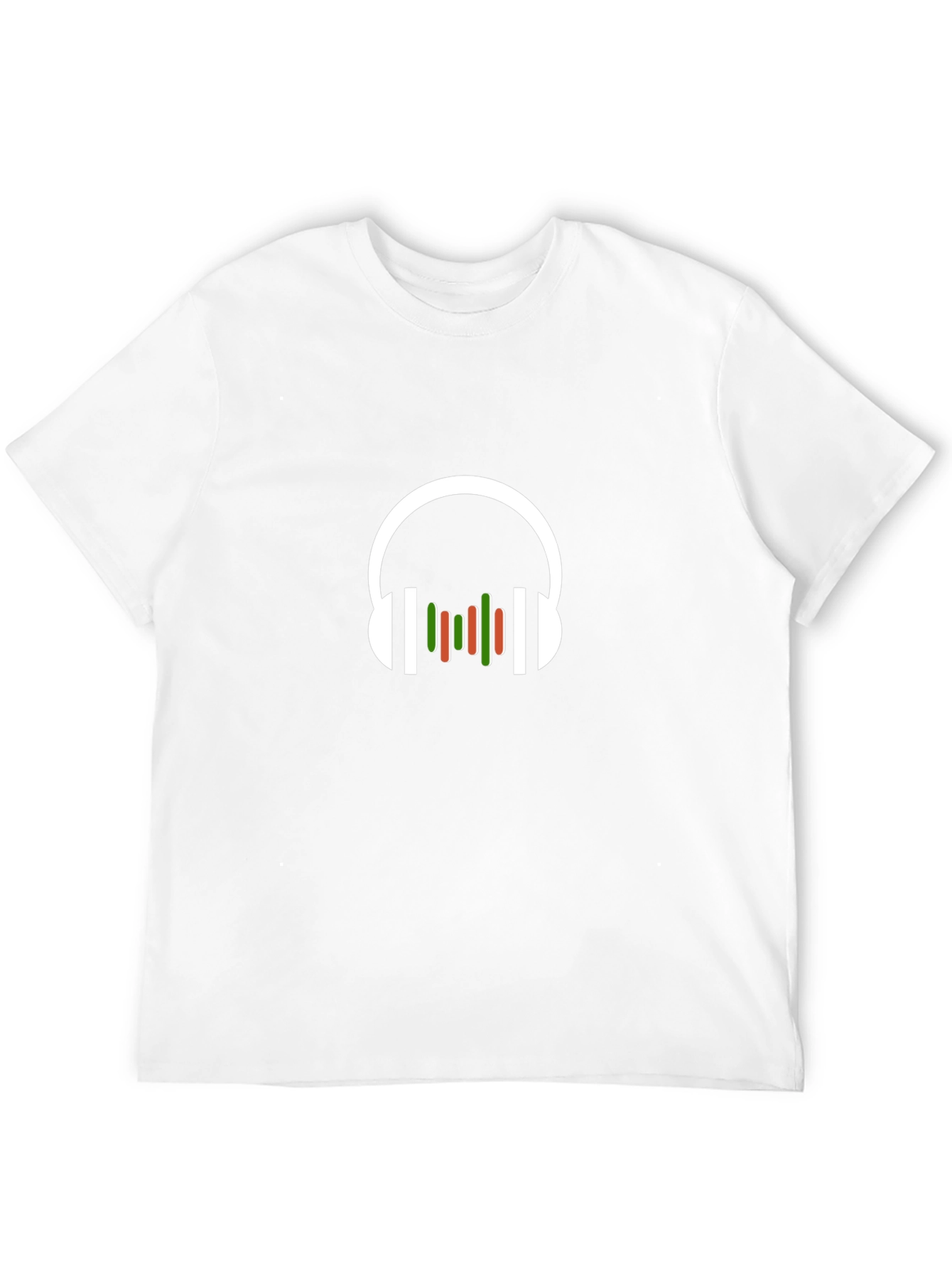 Modern Headphones Graphic Tee - Black