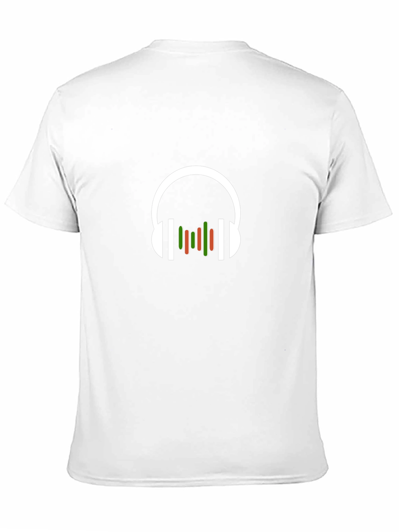 Modern Headphones Graphic Tee - Black