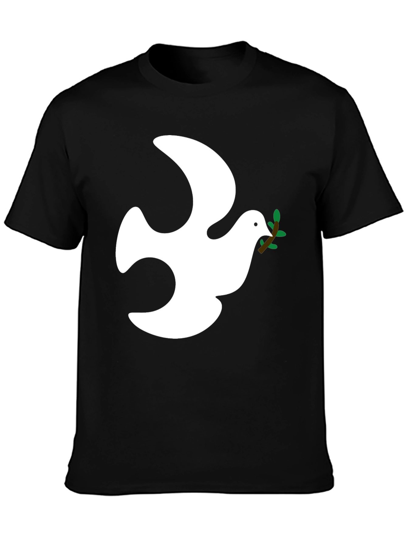 Peace Dove Graphic Tee - Black
