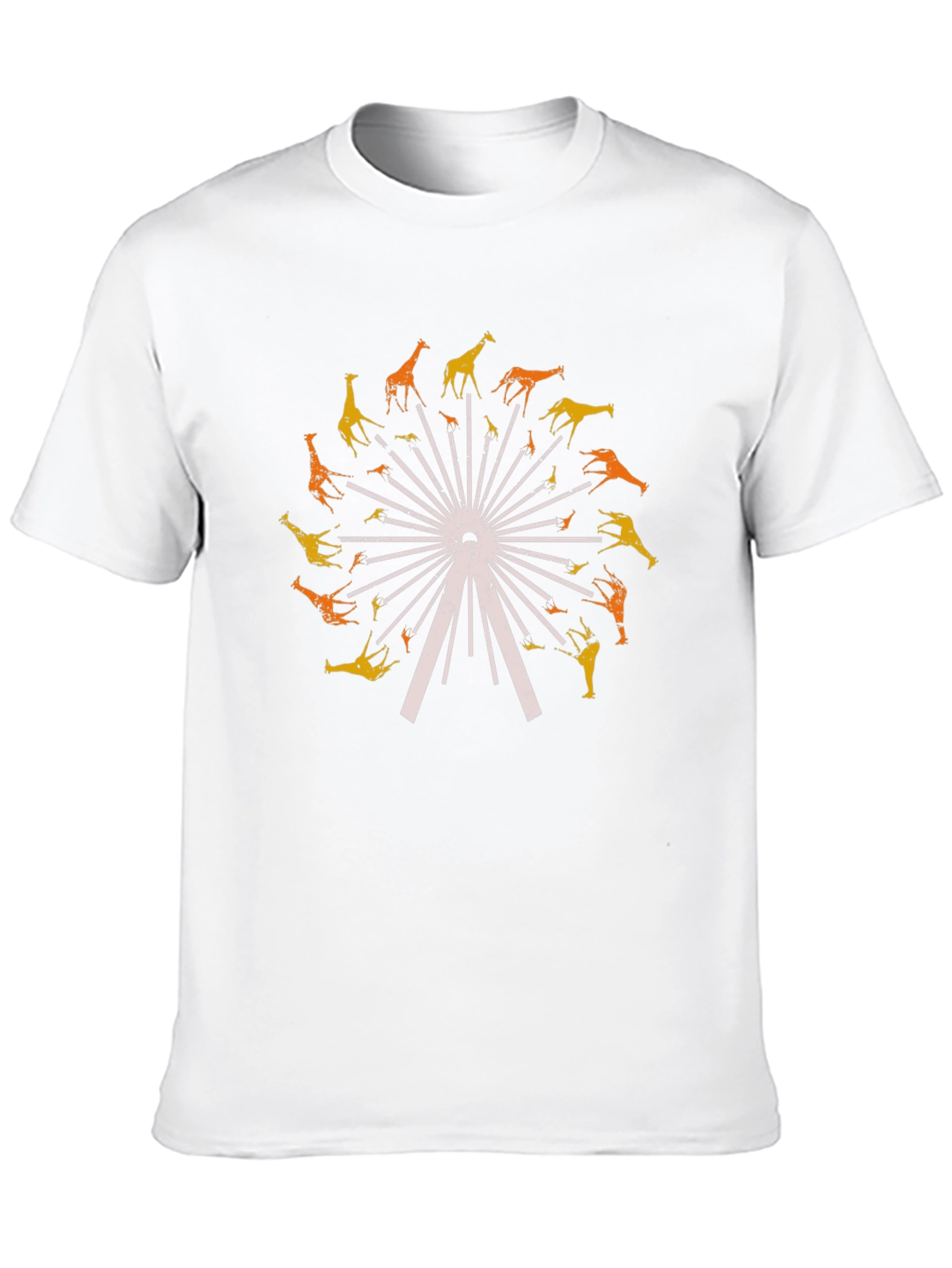 Giraffe Ferris Wheel Graphic Tee