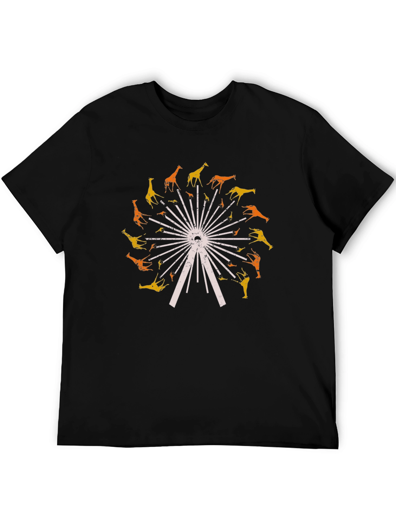Giraffe Ferris Wheel Graphic Tee