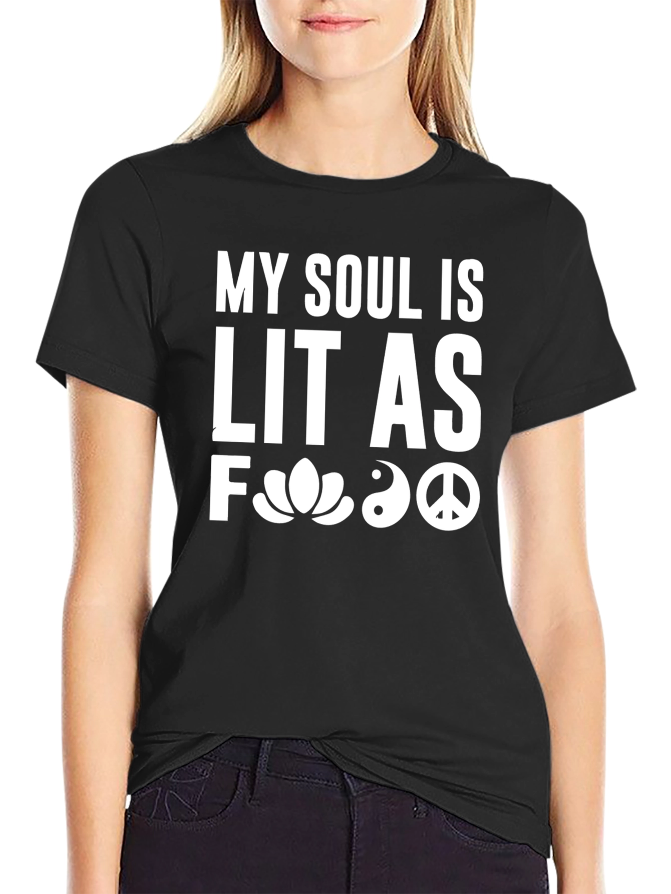 My Soul Is Lit T-Shirt Black Unisex
