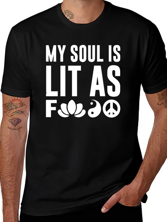 My Soul Is Lit T-Shirt Black Unisex