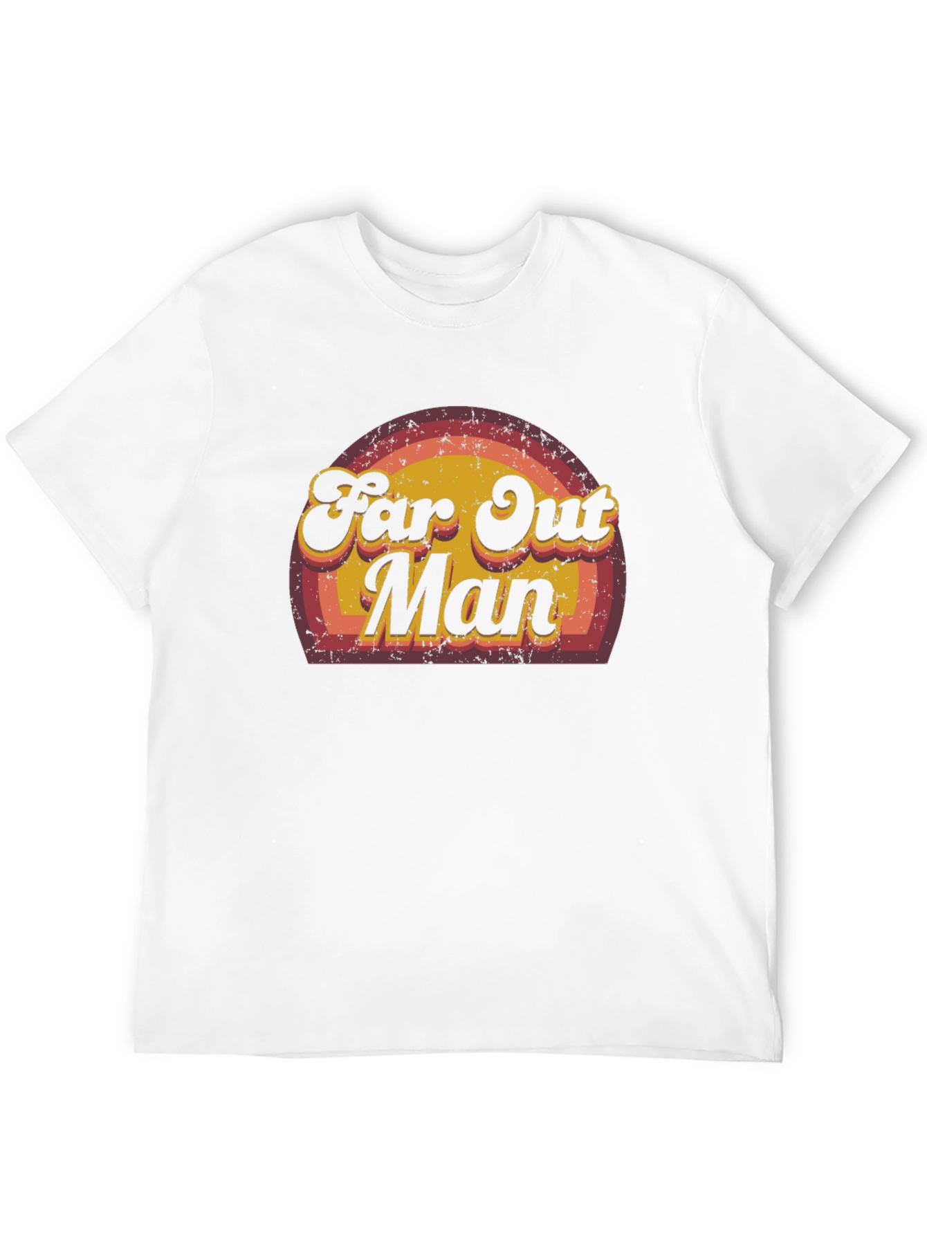 Far Out Man Retro Graphic Tee