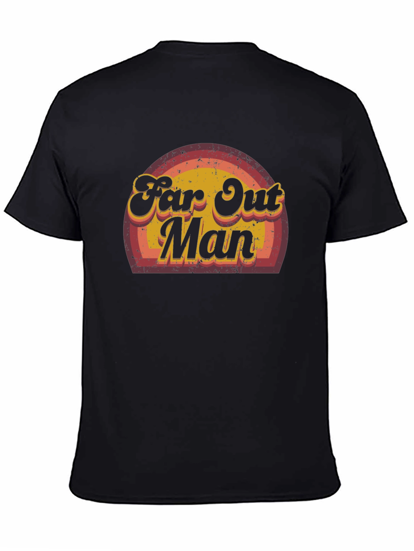 Far Out Man Retro Graphic Tee