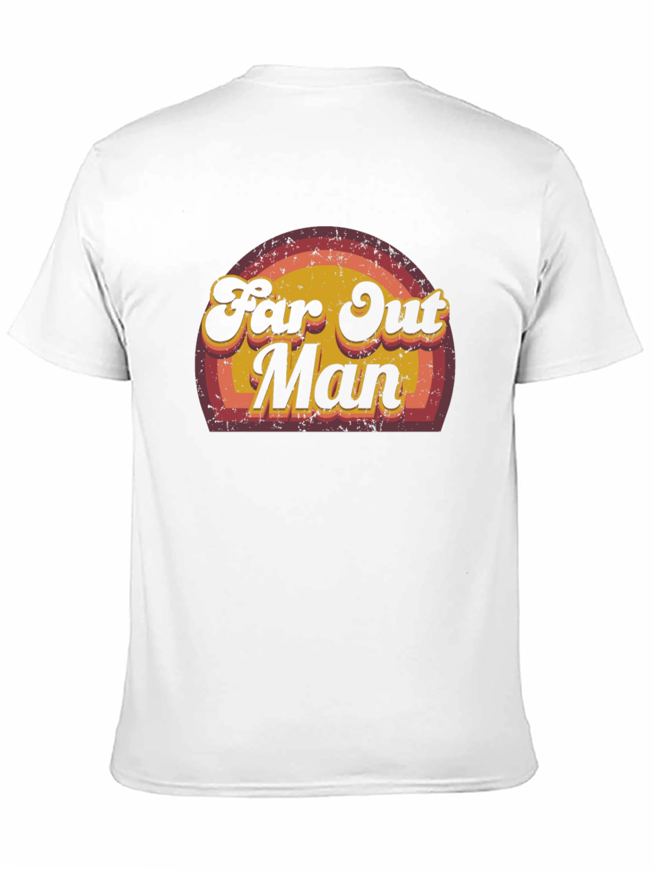 Far Out Man Retro Graphic Tee