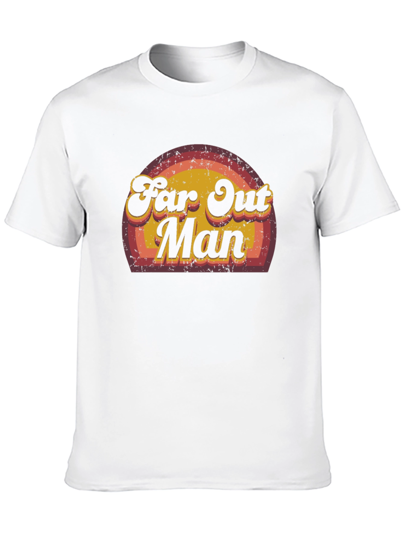 Far Out Man Retro Graphic Tee