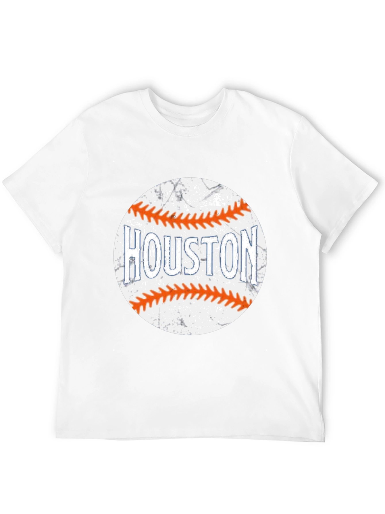 Houston Baseball T-Shirt - Black Graphic Tee