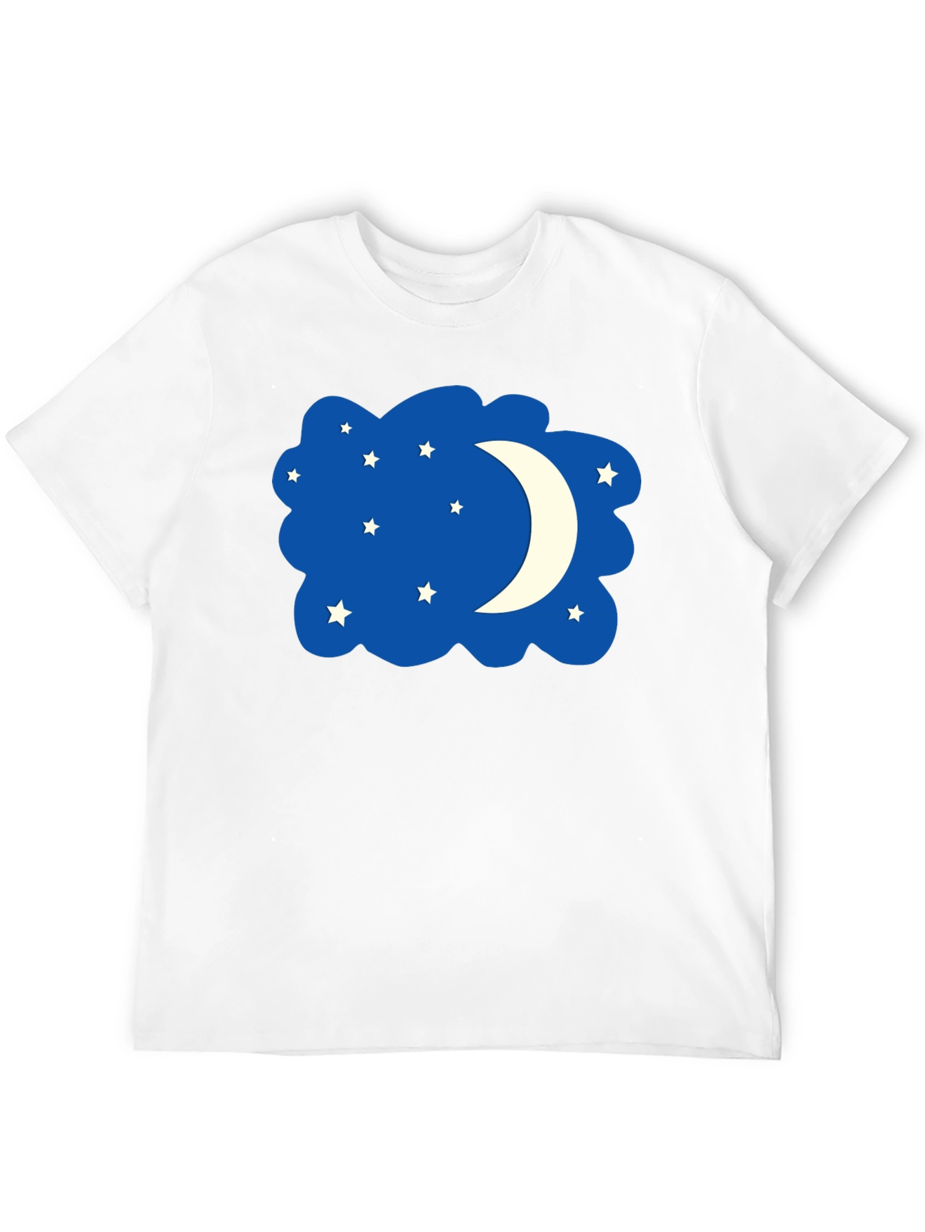 Night Sky T-Shirt - Stars and Moon Design