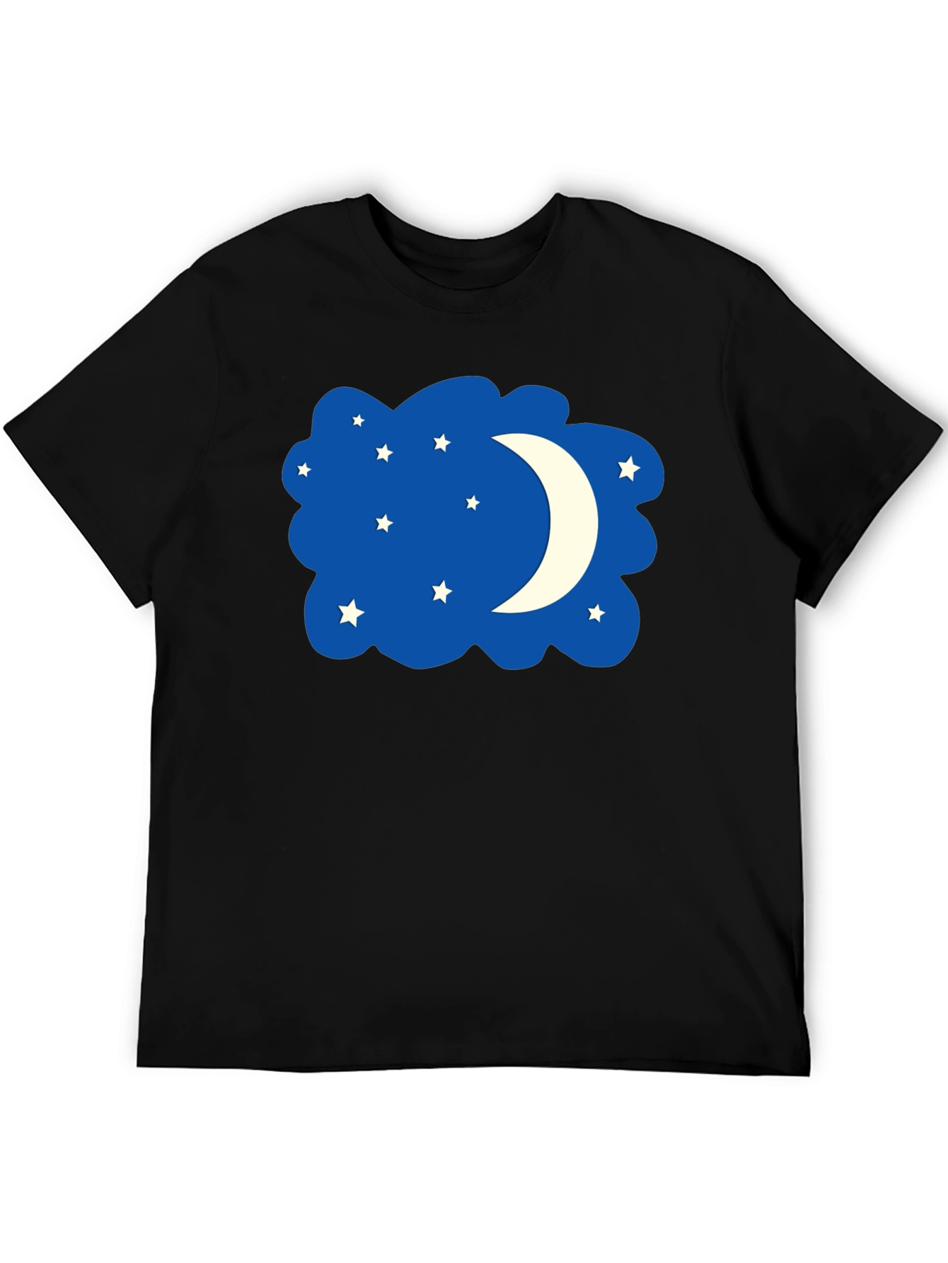 Night Sky T-Shirt - Stars and Moon Design