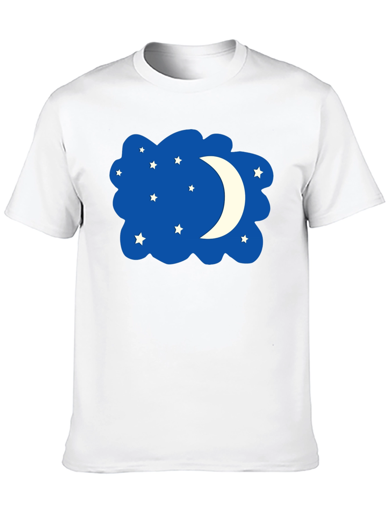 Night Sky T-Shirt - Stars and Moon Design