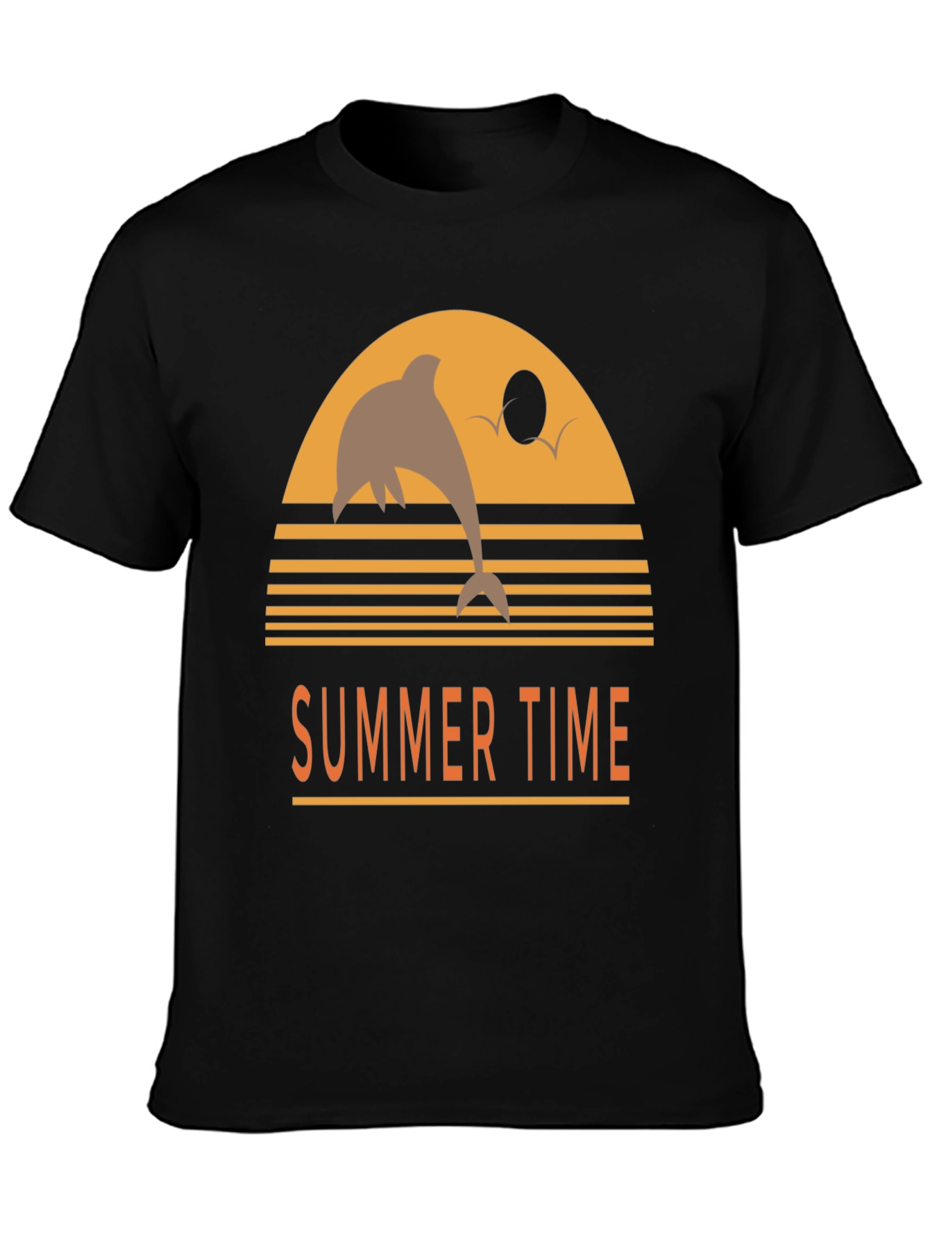 Summer Time Dolphin Graphic Tee