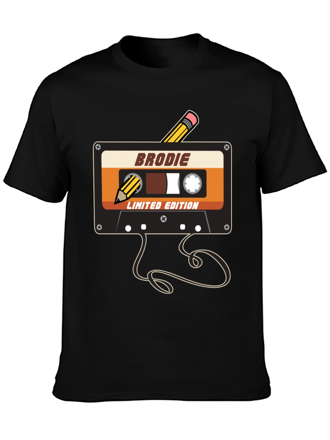 Retro Brodie Cassette Tape Limited Edition T-Shirt