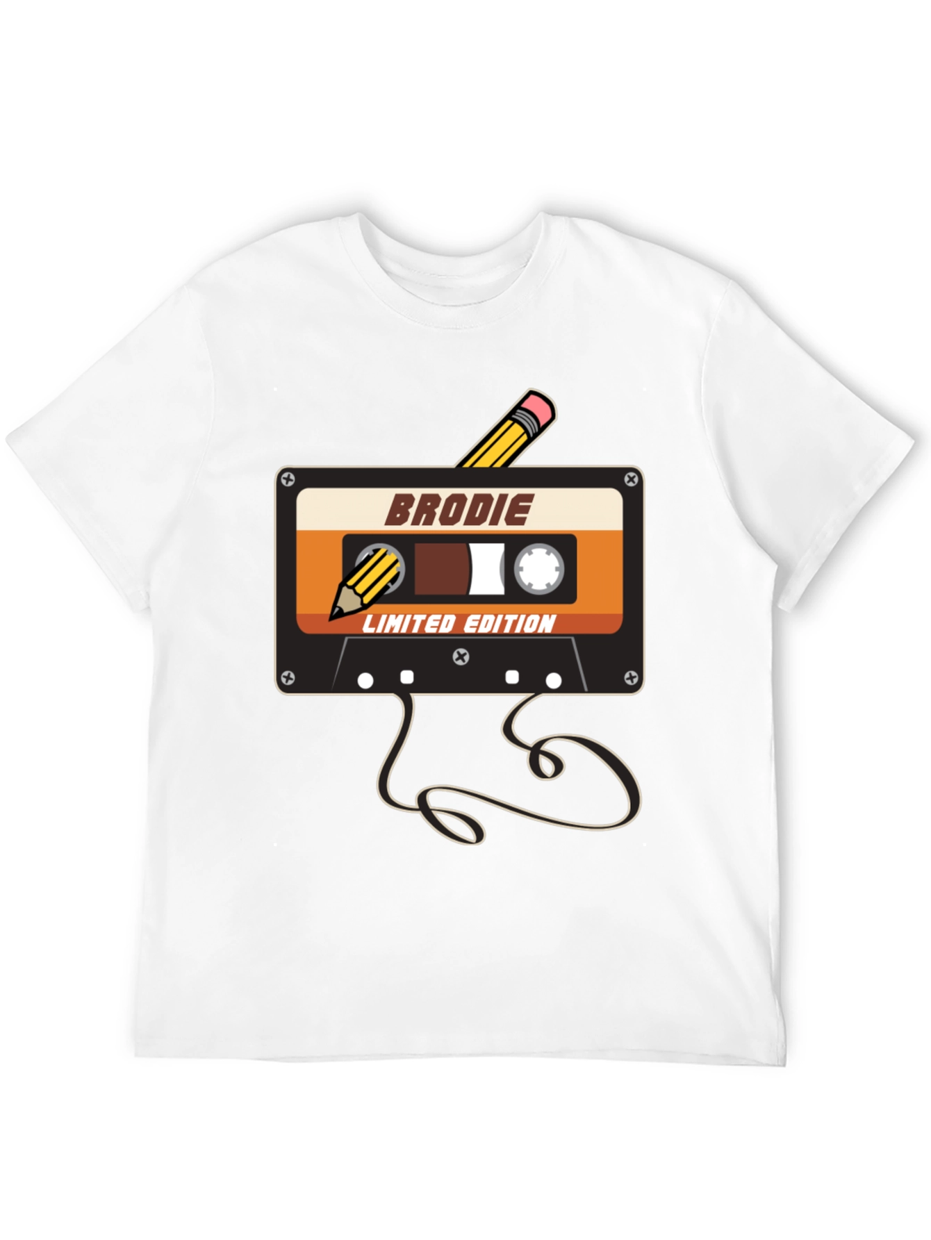 Retro Brodie Cassette Tape Limited Edition T-Shirt