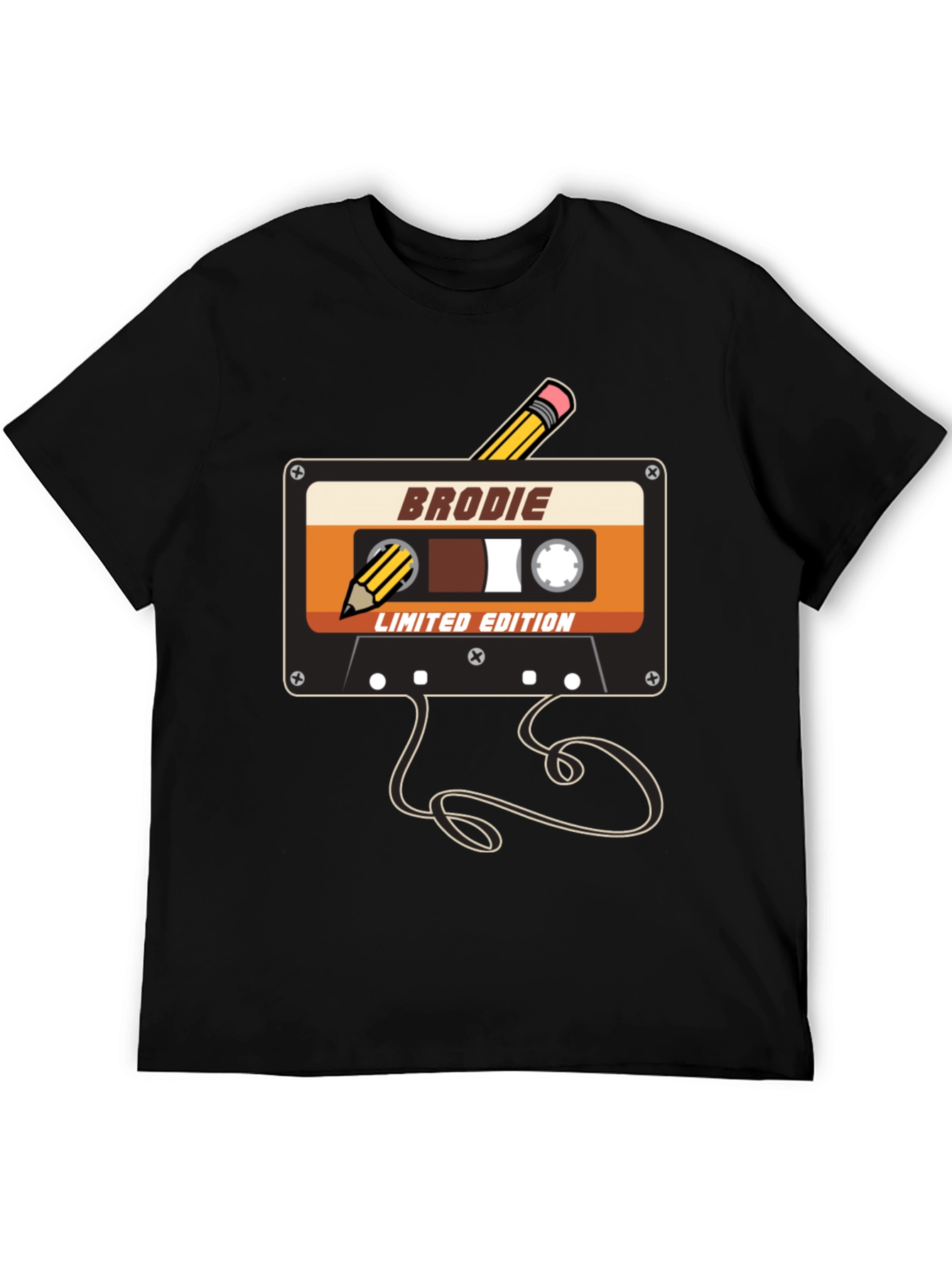Retro Brodie Cassette Tape Limited Edition T-Shirt