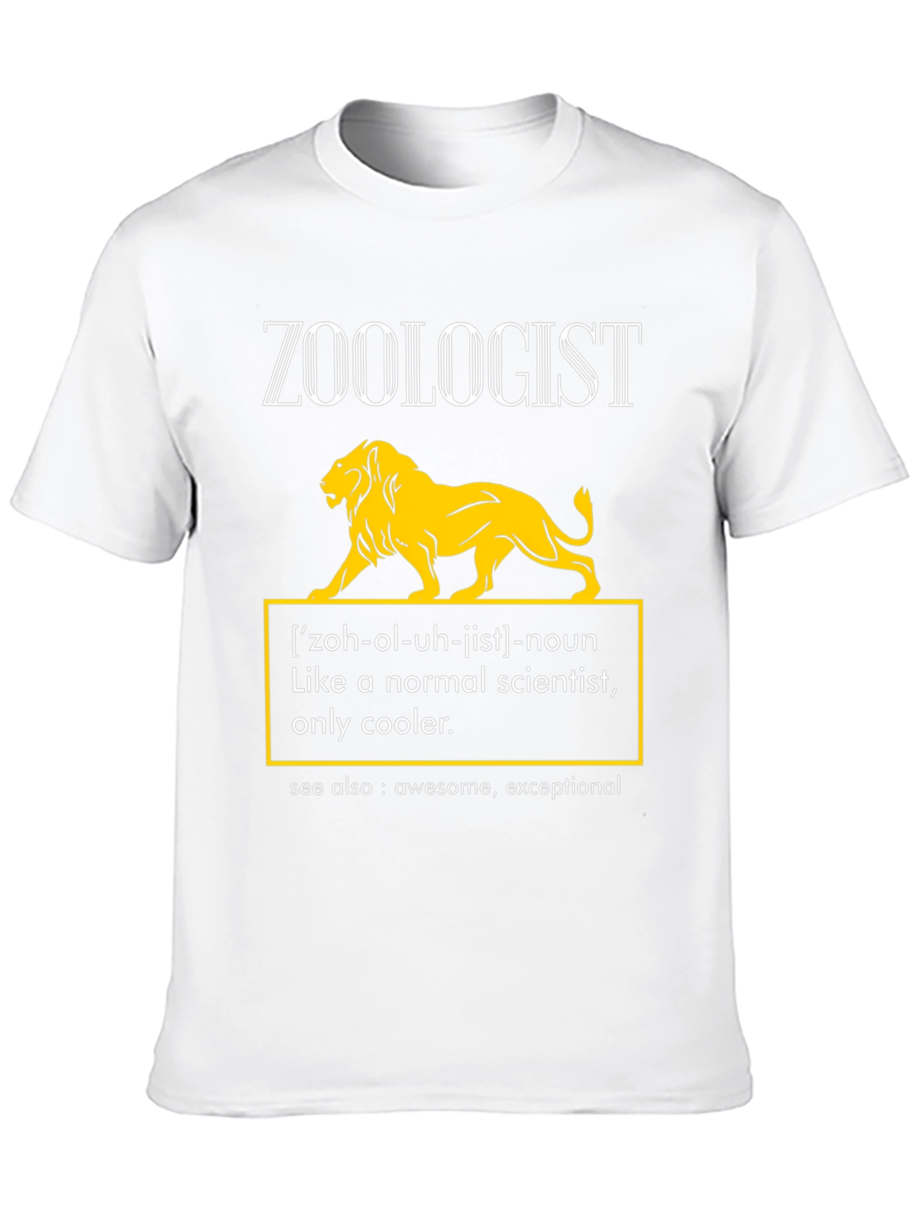 Zoologist Definition T-Shirt - Cool Science Tee