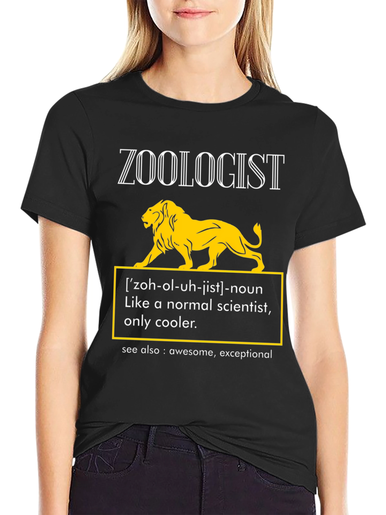 Zoologist Definition T-Shirt - Cool Science Tee