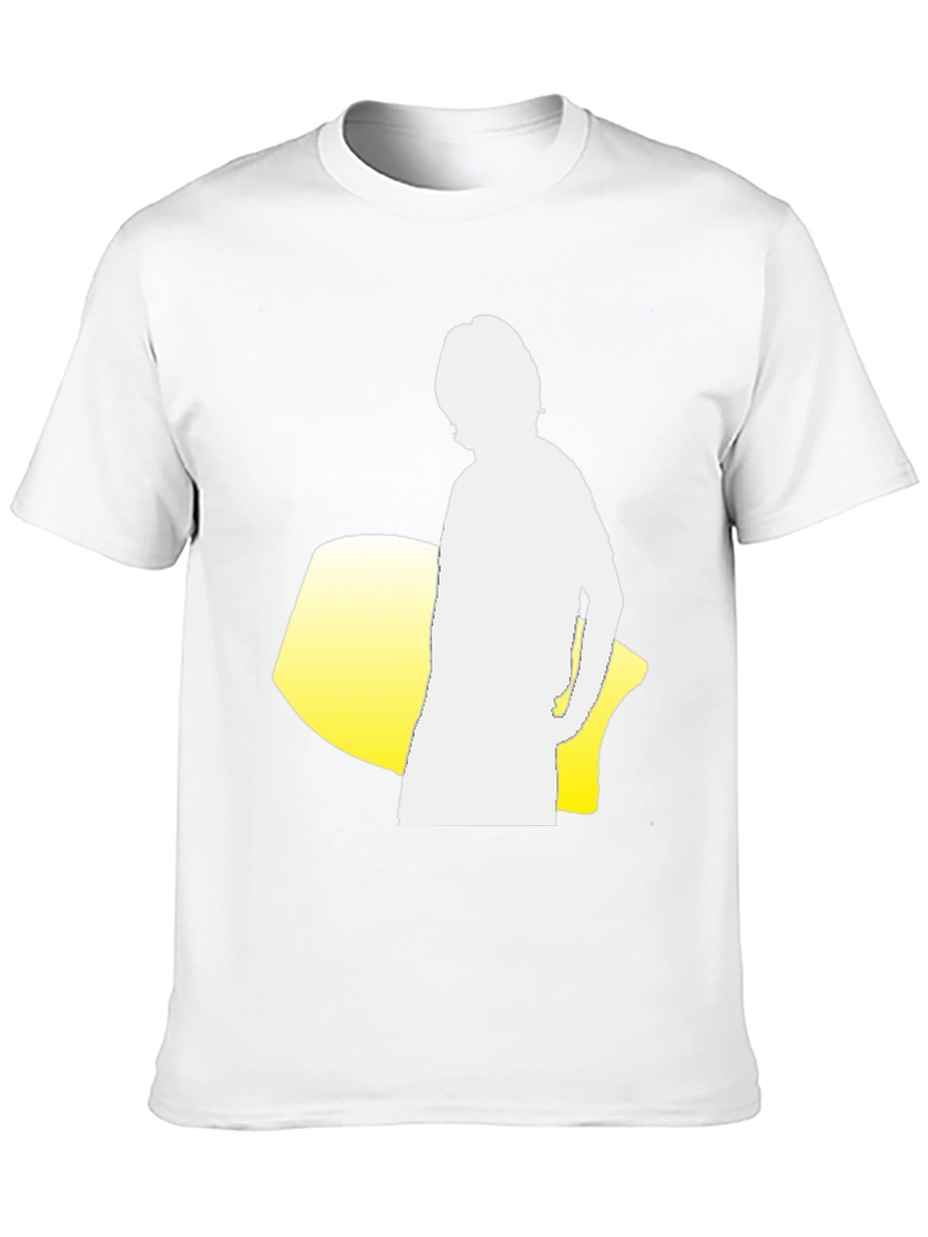Silhouette Graphic Tee - Black Cotton Blend