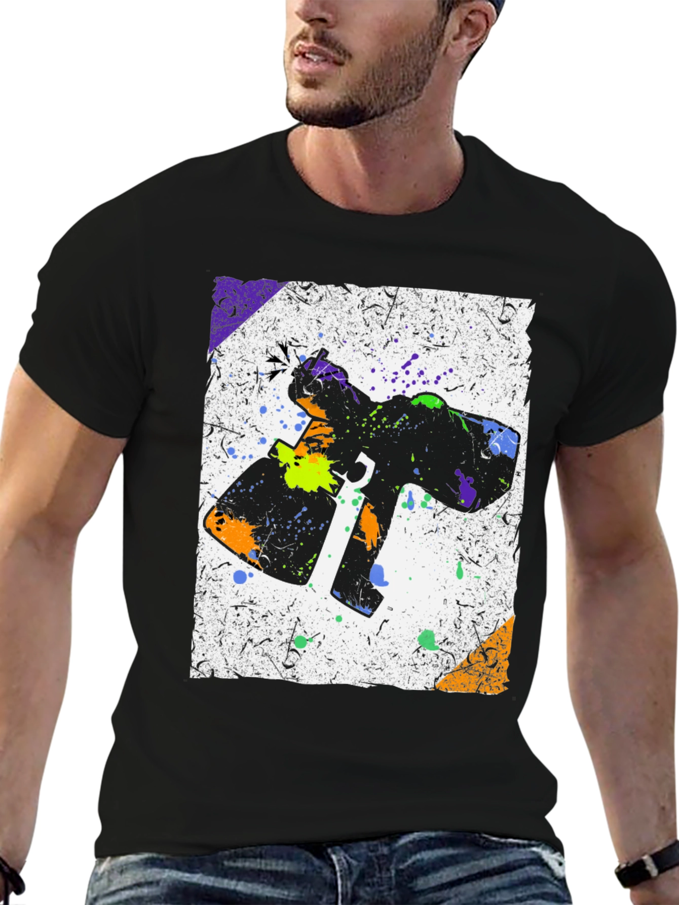 Spray Paint Gun Graphic Tee