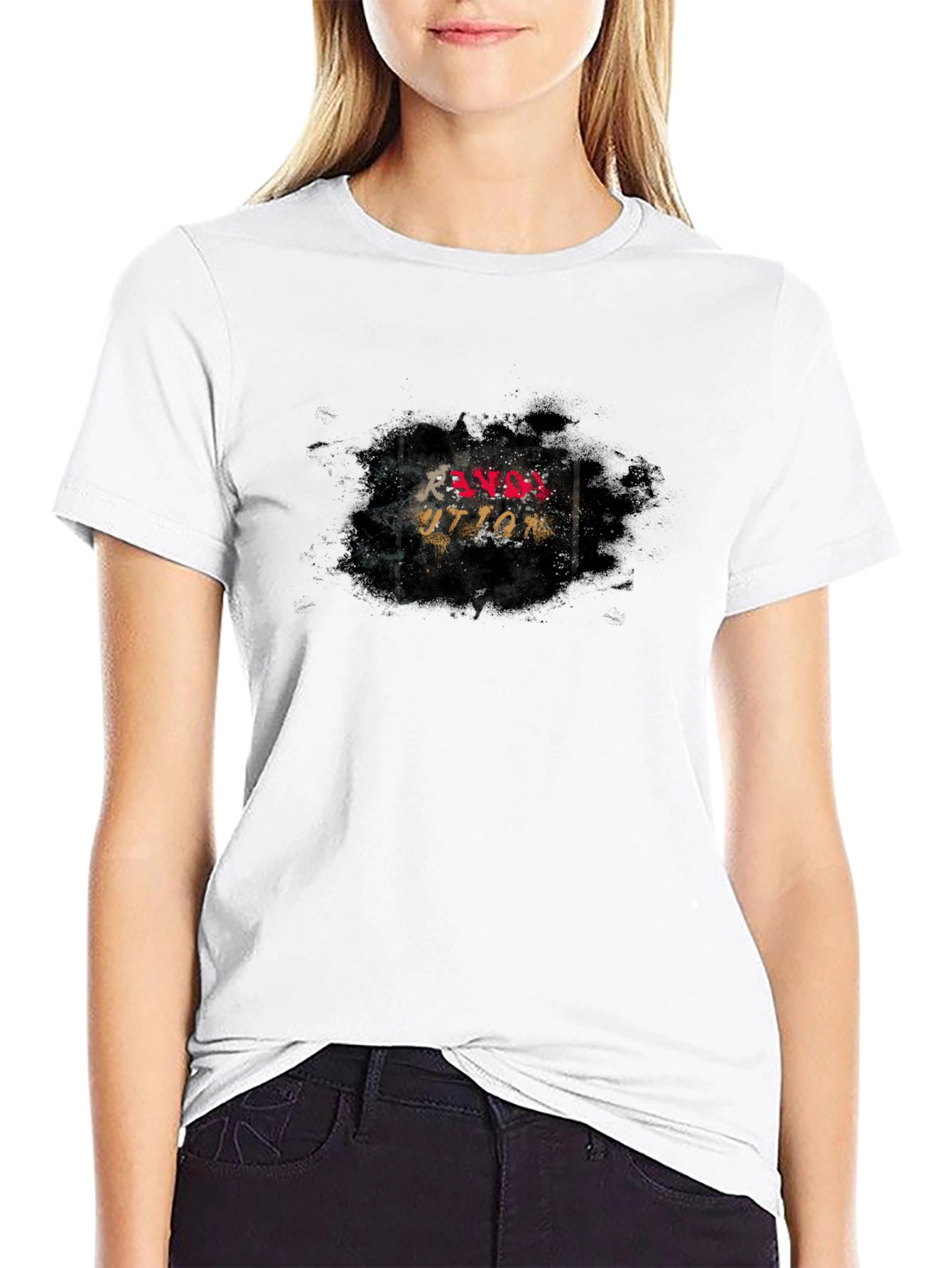 Ravos Uttam Graphic Black T-Shirt