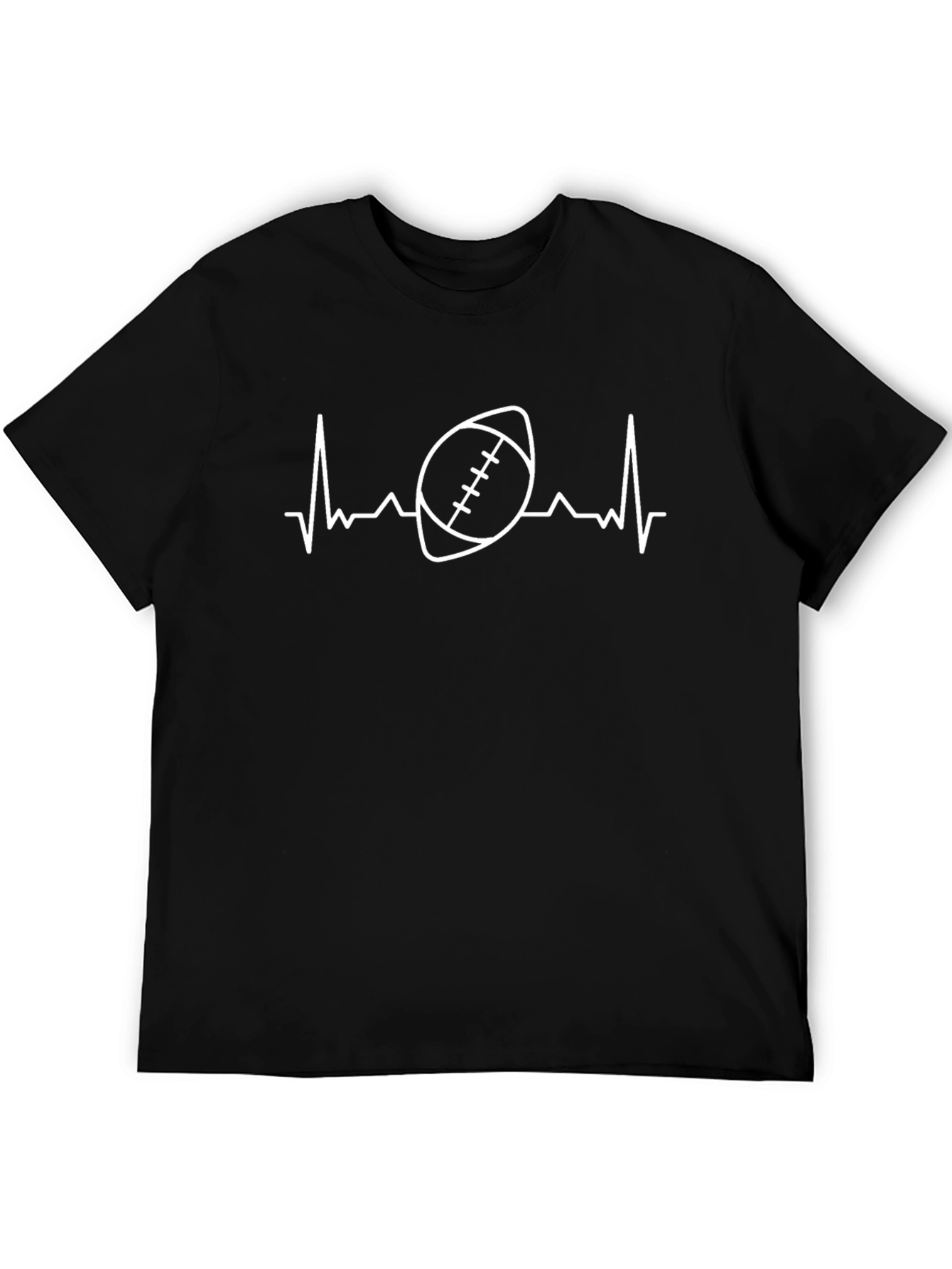 Football Heartbeat T-Shirt