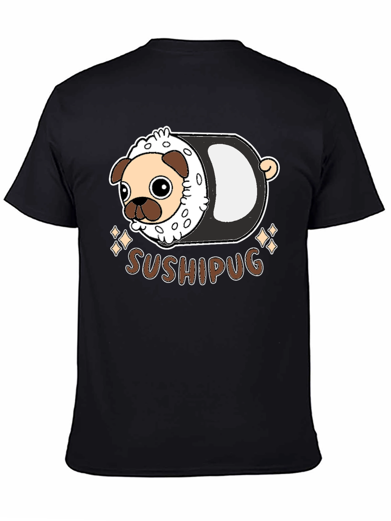 Sushi Pug Graphic T-Shirt
