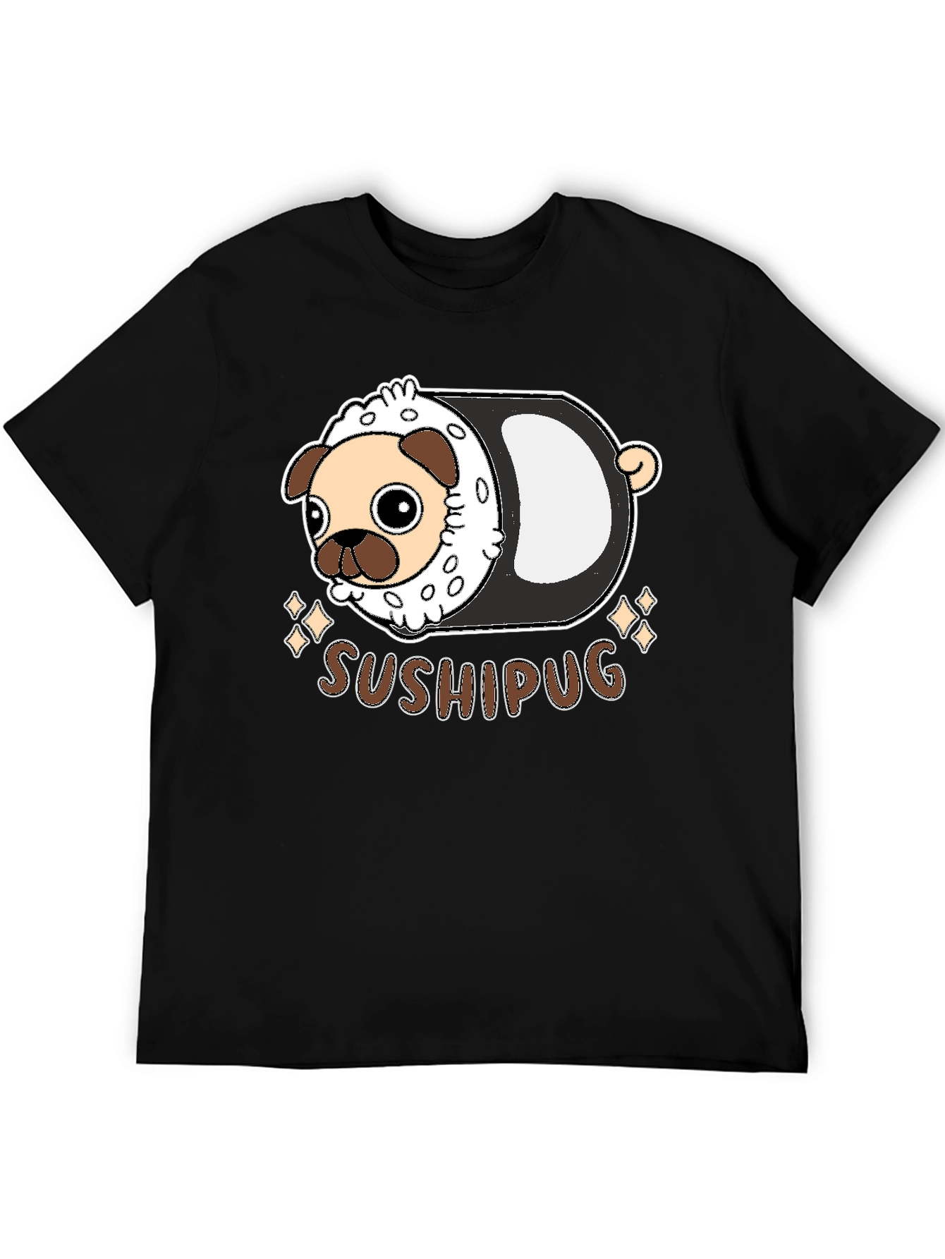 Sushi Pug Graphic T-Shirt