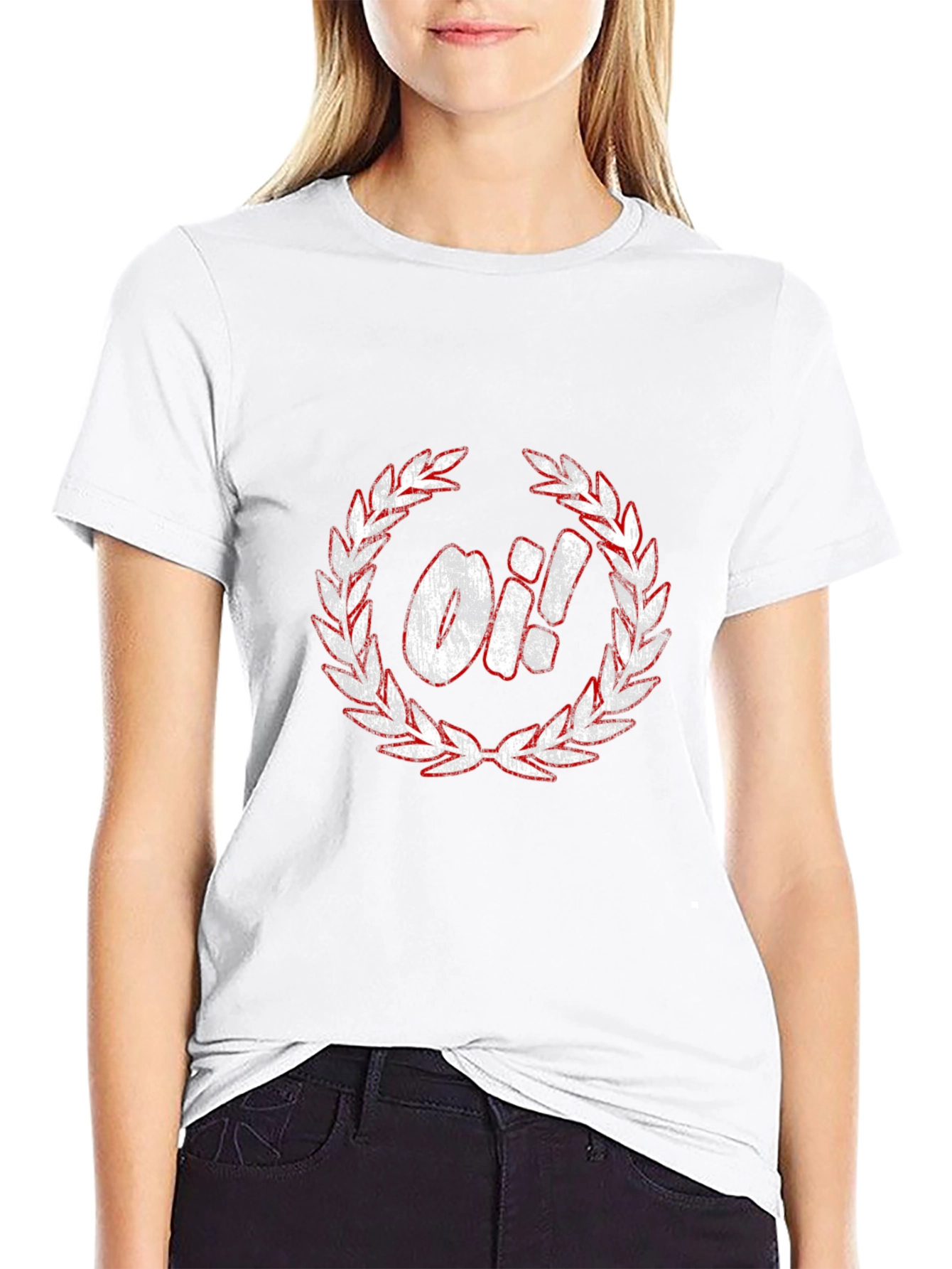 Oi! Laurel Wreath Graphic T-Shirt
