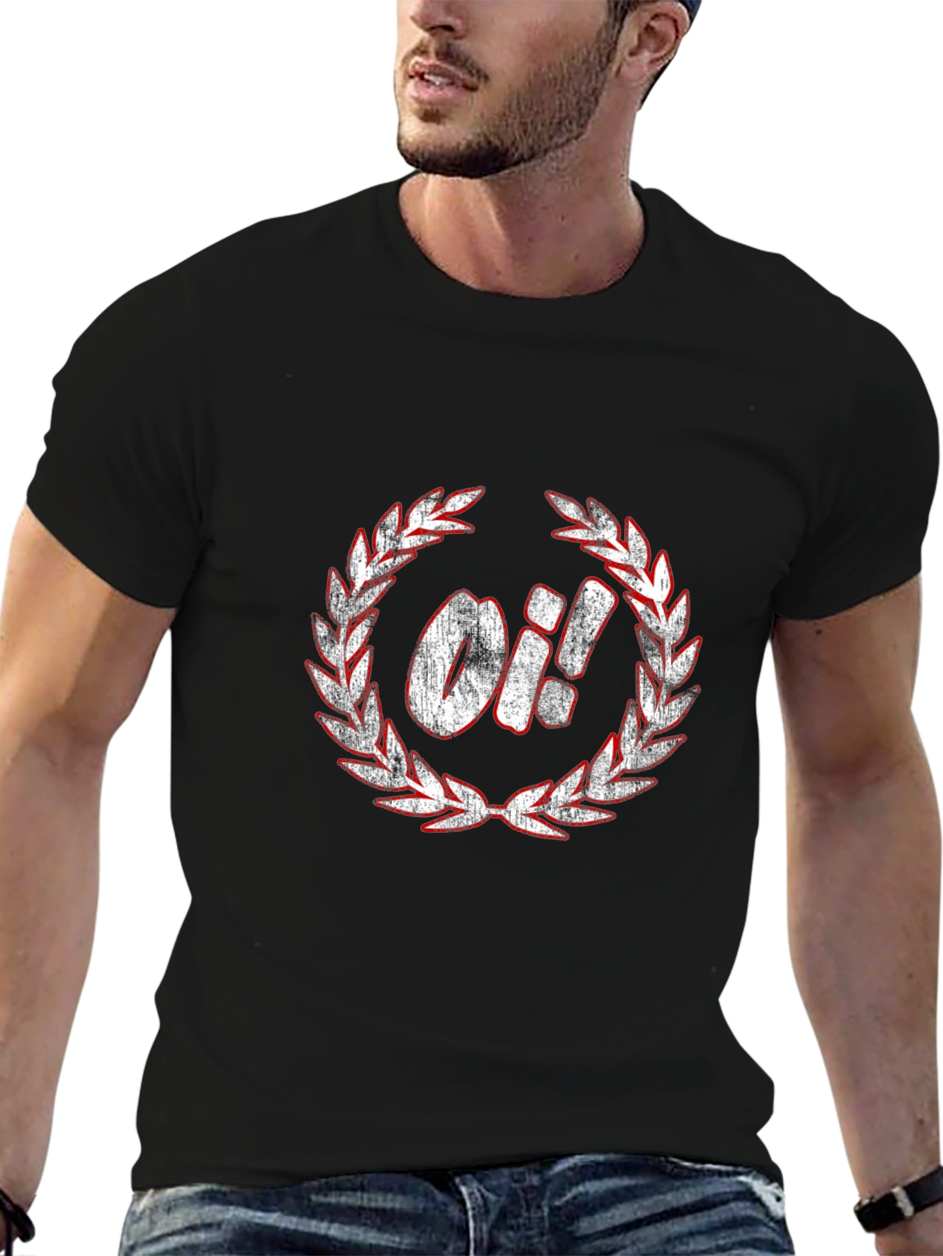 Oi! Laurel Wreath Graphic T-Shirt