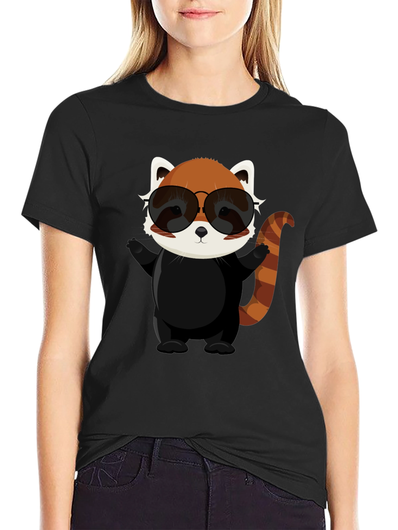 Cool Red Panda Graphic Tee