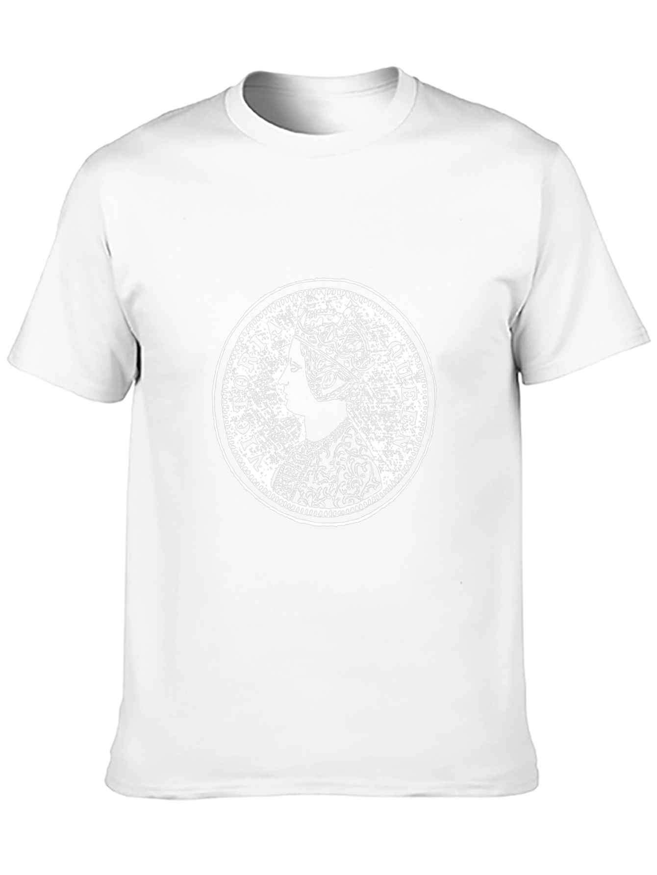 Queen Victoria T-Shirt - Black Cotton Tee