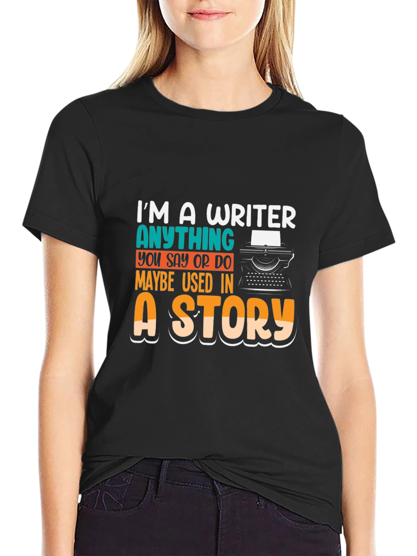 Writer Novelty Graphic T-Shirt