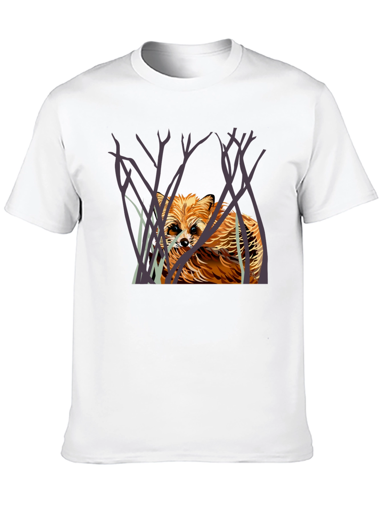 Raccoon Graphic Print Black T-Shirt