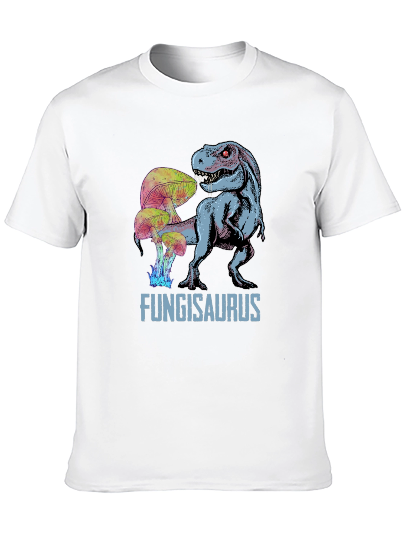 Fungisaurus T-Rex Mushroom Graphic Tee - Black