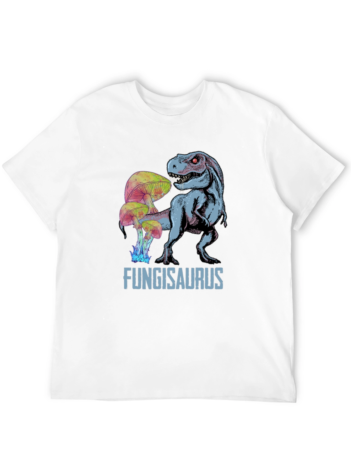 Fungisaurus T-Rex Mushroom Graphic Tee - Black