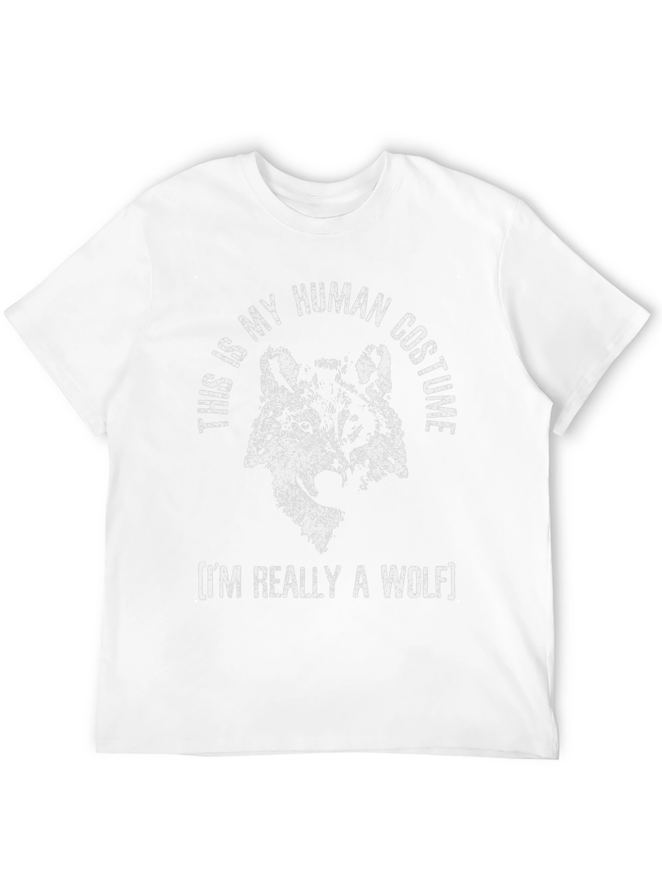Wolf Costume Graphic Tee - Funny Animal Lover Shirt